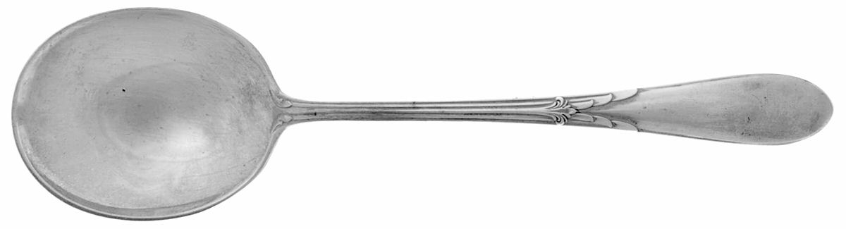 Rose Marie (Sterling, 1933, No Monograms) Round Bowl Soup Spoon (Cream Soup) by Gorham Silver-1