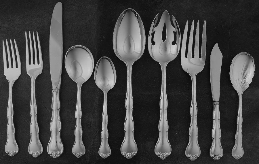 Rondo (Sterling, 1951, No Monograms) 45 Piece Place Size Starter Set by Gorham Silver-1