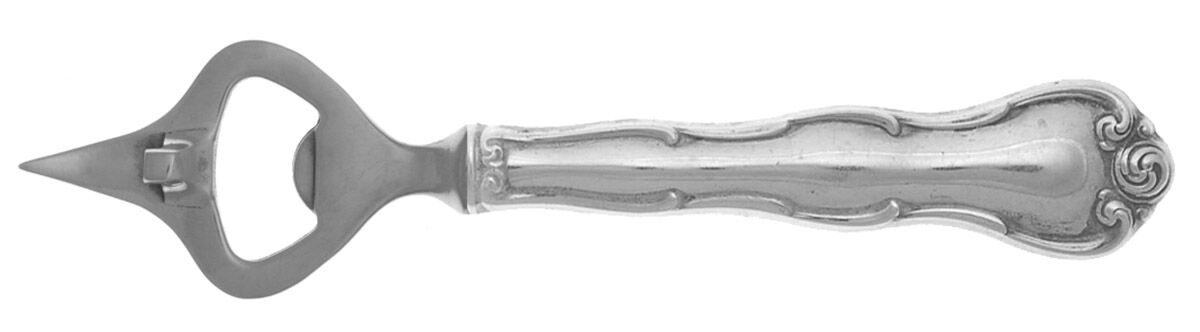 Rondo (Sterling, 1951, No Monograms) Bottle/Can Opener with Stainless Bowl HC by Gorham Silver-1