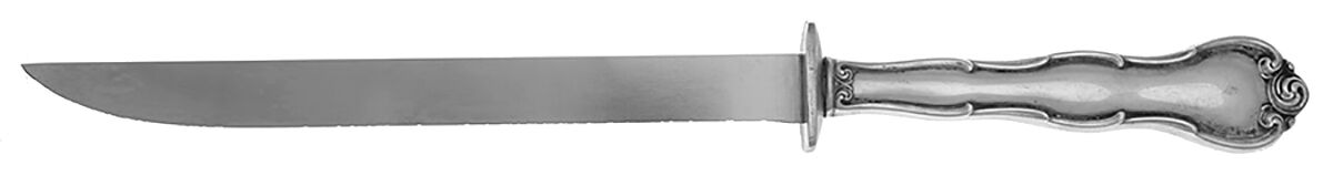 Rondo (Sterling, 1951, No Monograms) Knife-Carving/Sm-Stn Bld/Steak by Gorham Silver-1