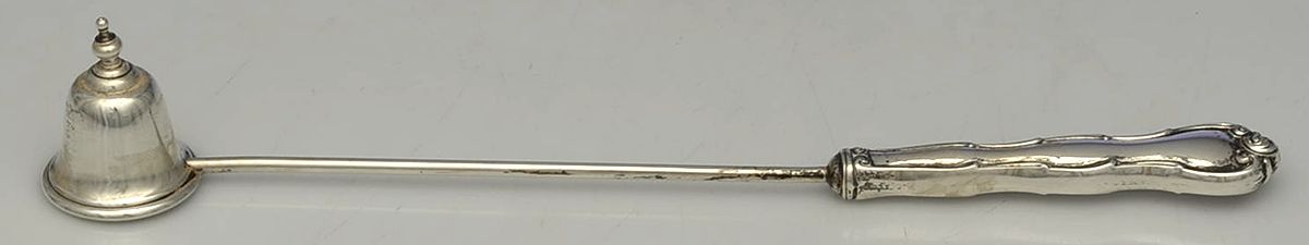 Rondo (Sterling, 1951, No Monograms) Candle Snuffer with Sterling Implement by Gorham Silver-1