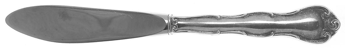 Rondo (Sterling, 1951, No Monograms) Hollow Handle Master Butter Knife by Gorham Silver-1