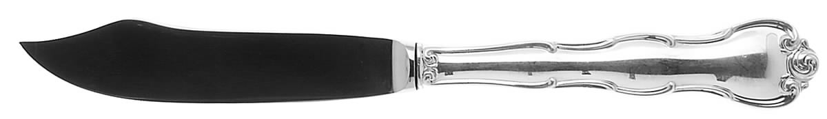 Rondo (Sterling, 1951, No Monograms) Individual Fish Knife with Stainless Blade by Gorham Silver-1