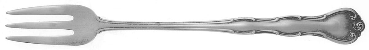 Rondo (Sterling, 1951, No Monograms) Cocktail/Seafood Fork by Gorham Silver-1