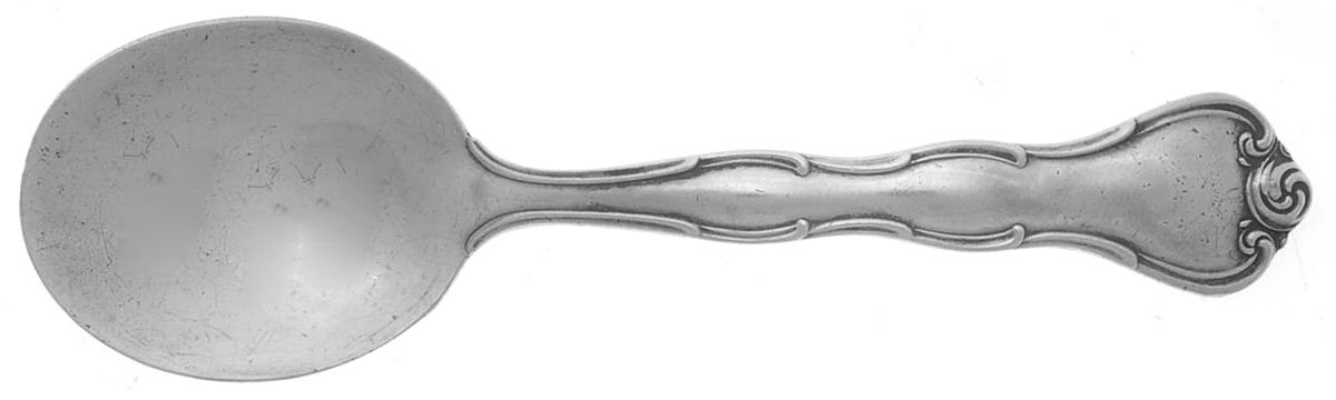 Rondo (Sterling, 1951, No Monograms) Straight Handle Baby Spoon by Gorham Silver-1