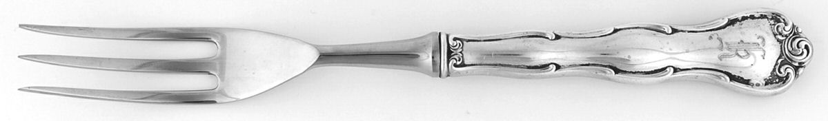 Rondo (Sterling, 1951, No Monograms) Individual 3 Prong Stainless Bird Fork by Gorham Silver-1