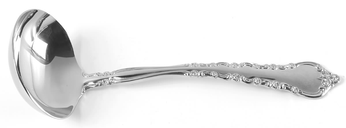 Rondelle (Stainless) Solid Gravy Ladle by Gorham Silver-1