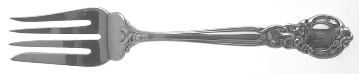 Royal Oak (Sterling, 1902, No Monograms) Small Individual Solid Fish/Salad Fork by Gorham Silver-1