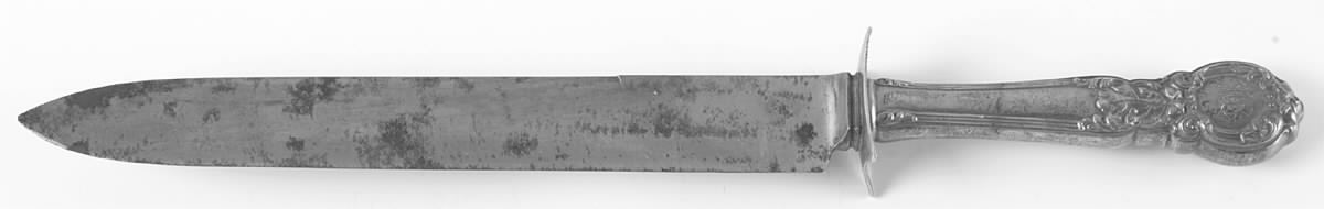 Royal Oak (Sterling, 1902, No Monograms) Large Stainless Blade Roast Carving Knife by Gorham Silver-1