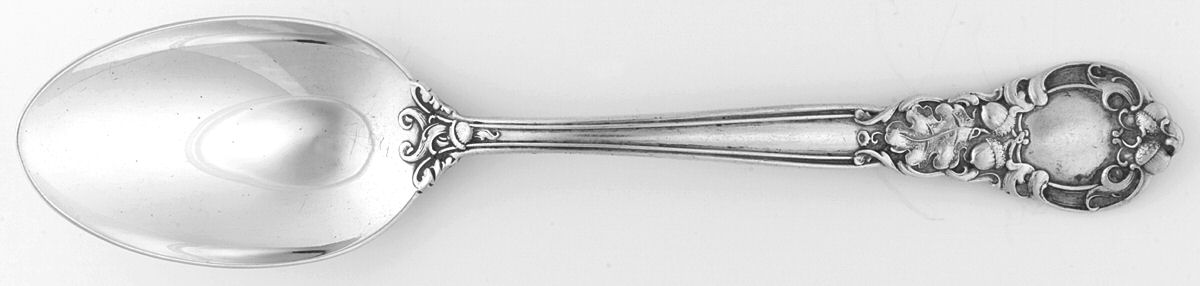 Royal Oak (Sterling, 1902, No Monograms) Dessert/Oval Soup Spoon by Gorham Silver-1