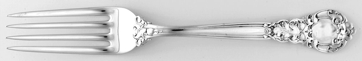 Royal Oak (Sterling, 1902, No Monograms) Fork by Gorham Silver-1