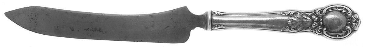 Royal Oak (Sterling, 1902, No Monograms) Small Steak Carving Knife with Stainless Blade by Gorham Silver-1