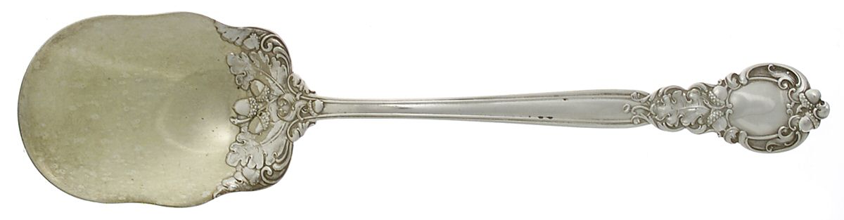 Royal Oak (Sterling, 1902, No Monograms) Oversize Solid Salad Serving Spoon by Gorham Silver-1