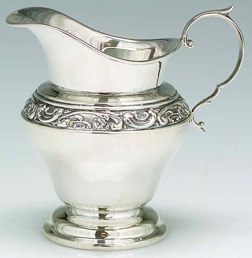 Rose Scroll (Sterling, Hollowware) Mini Creamer by Gorham Silver-1