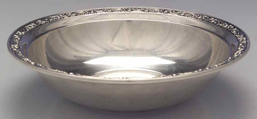 Rose Scroll (Sterling, Hollowware) 9" Round Vegetable Bowl by Gorham Silver-1