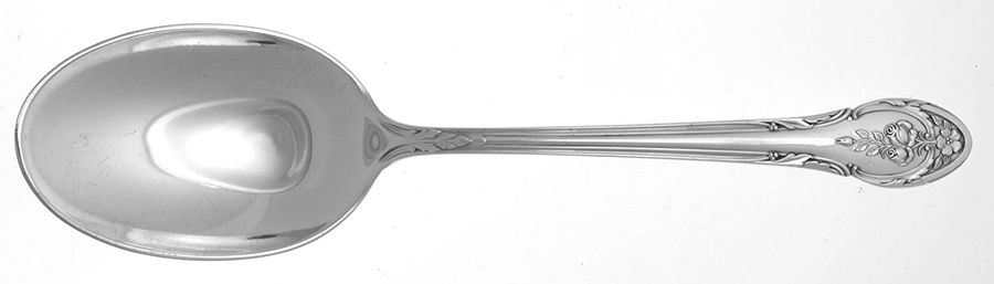 Rosemont (Silverplate, 1930) Solid Smooth Casserole Spoon by Gorham Silver-1