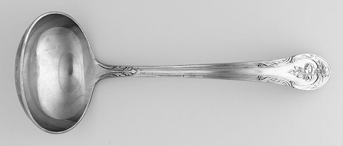 Rosemont (Silverplate, 1930) Solid Gravy Ladle by Gorham Silver-1