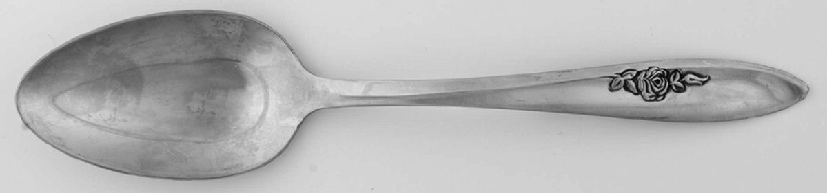Roselle (Stainless) Tablespoon (Serving Spoon) by Gorham Silver-1