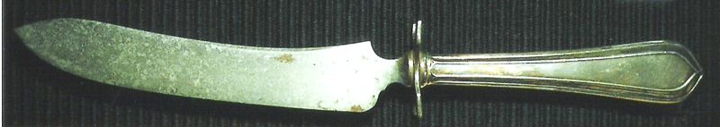 Roslyn (Silverplate, 1915) Small Steak Carving Knife with Stainless Blade by Gorham Silver-1