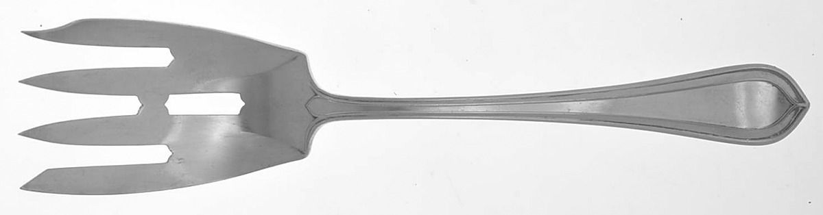 Roslyn (Silverplate, 1915) Medium Solid Cold Meat Serving Fork by Gorham Silver-1