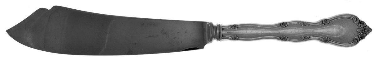 Rose Tiara (Sterling, 1963) Ice Cream Serving Knife with Stainless Blade by Gorham Silver-1