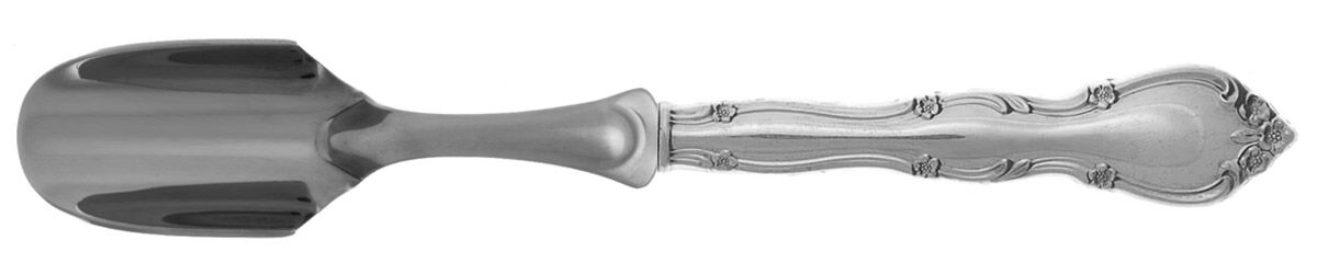 Rose Tiara (Sterling, 1963) Cheese Scoop with Stainless Scoop HC by Gorham Silver-1