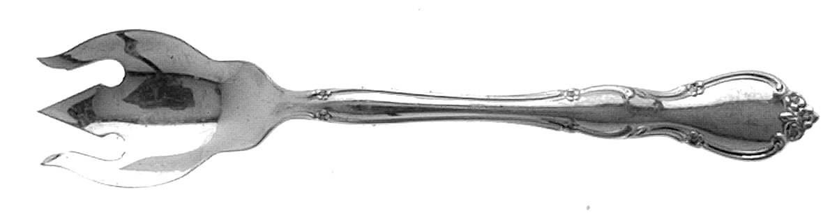 Rose Tiara (Sterling, 1963) Ice Cream Fork HC by Gorham Silver-1