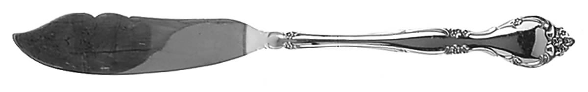Rose Tiara (Sterling, 1963) Flat Handle Master Butter Knife by Gorham Silver-1