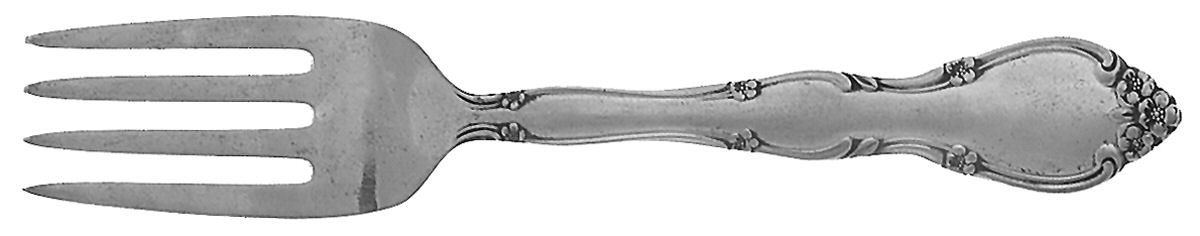 Rose Tiara (Sterling, 1963) Baby Fork by Gorham Silver-1