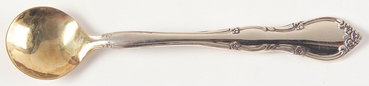 Rose Tiara (Sterling, 1963) Individual Salt Spoon by Gorham Silver-1