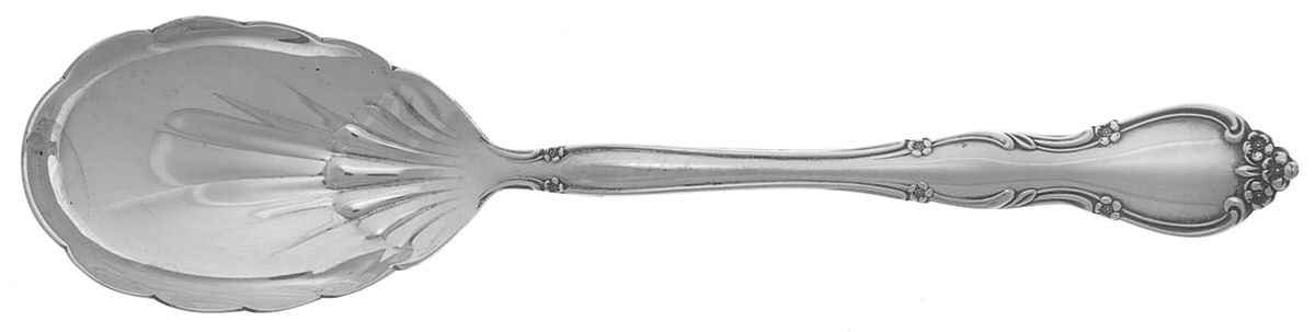 Rose Tiara (Sterling, 1963) Sugar Shell Spoon by Gorham Silver-1