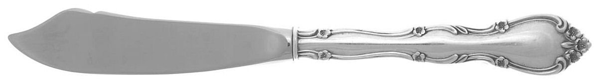Rose Tiara (Sterling, 1963) Hollow Handle Master Butter Knife by Gorham Silver-1