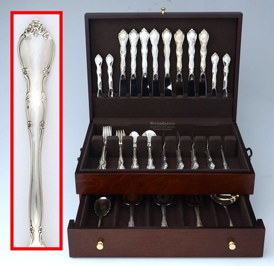 Rose Tiara (Sterling, 1963) 54 Piece Set by Gorham Silver-1