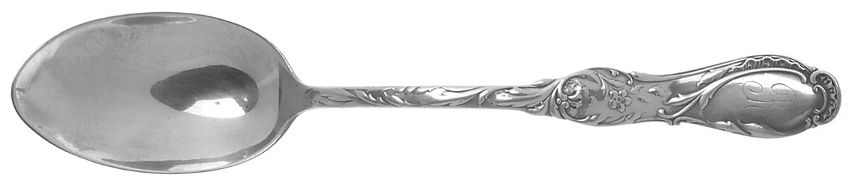 Rouen (Sterling, 1892) Monogram Tablespoon (Serving Spoon) by Gorham Silver-1