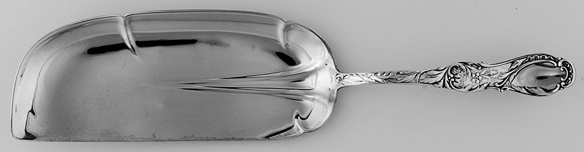 Rouen (Sterling, 1892) Large Flat Handle Crumb Knife/Crumber by Gorham Silver-1