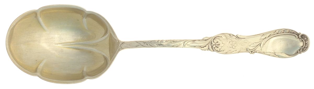 Rouen (Sterling, 1892) Solid Salad Serving Spoon by Gorham Silver-1