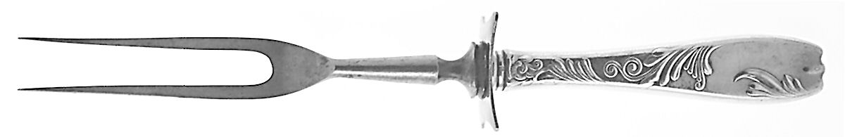 Royal (Silverplate, 1888) Large Stainless-Prong Roast Carving Fork by Gorham Silver-1