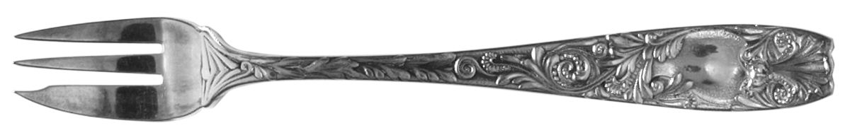Royal (Silverplate, 1888) Cocktail/Seafood Fork by Gorham Silver-1