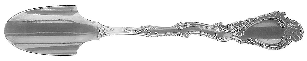 Saxony (Silverplate, 1891, No Monograms) Solid Cheese Scoop by Gorham Silver-1