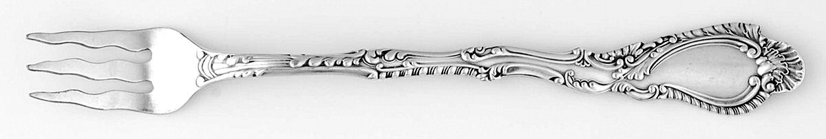 Saxony (Silverplate, 1891, No Monograms) Cocktail/Seafood Fork by Gorham Silver-1