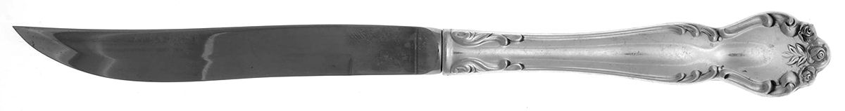 Secret Garden (Sterling, 1959, No Monograms) Individual Steak Knife w/Bevel Blade by Gorham Silver-1