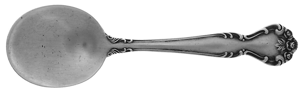 Secret Garden (Sterling, 1959, No Monograms) Straight Handle Baby Spoon by Gorham Silver-1
