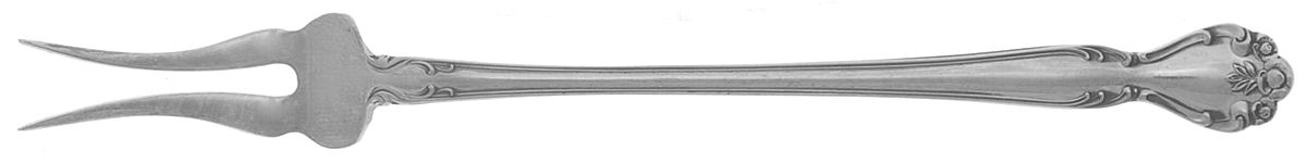 Secret Garden (Sterling, 1959, No Monograms) Short Handle Pickle/Olive Fork by Gorham Silver-1
