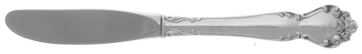 Secret Garden (Sterling, 1959, No Monograms) Modern Hollow Butter Spreader (Stainless) by Gorham Silver-1