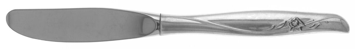 Sea Rose (Sterling, 1958, No Monograms) Modern Hollow Butter Spreader (Stainless) by Gorham Silver-1