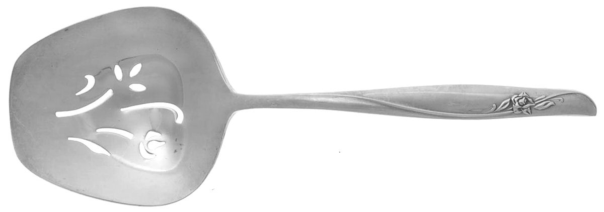 Sea Rose (Sterling, 1958, No Monograms) Solid Bon Bon Spoon by Gorham Silver-1