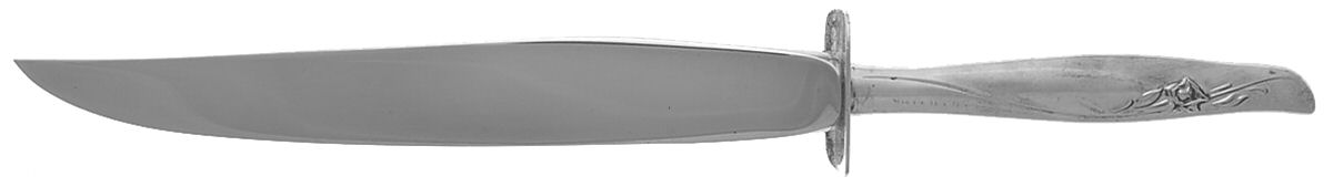 Sea Rose (Sterling, 1958, No Monograms) Small Steak Carving Knife with Stainless Blade by Gorham Silver-1