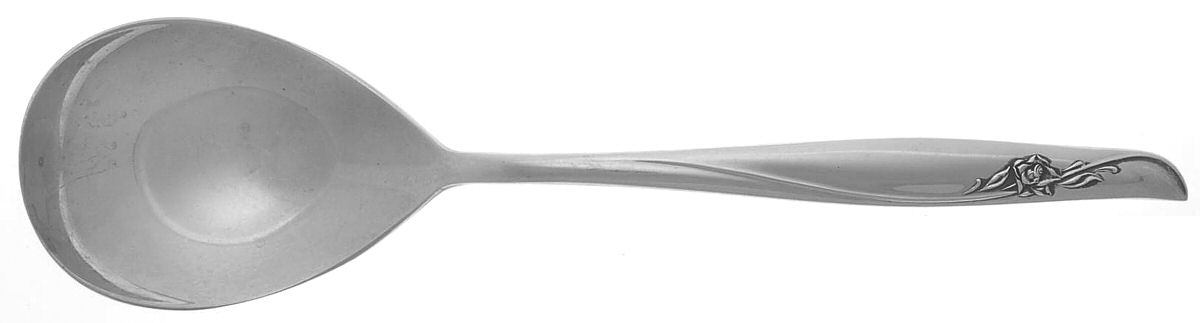 Sea Rose (Sterling, 1958, No Monograms) Sugar Spoon by Gorham Silver-1