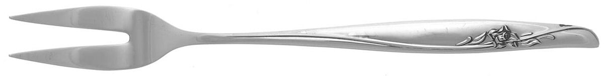Sea Rose (Sterling, 1958, No Monograms) Short Handle Pickle/Olive Fork by Gorham Silver-1