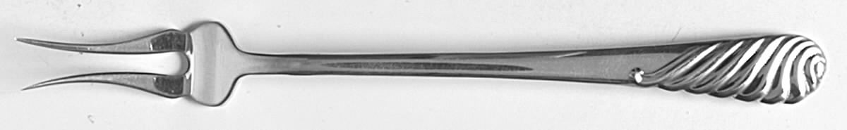 Sea Sculpture (Sterling, 1986) Short Handle Pickle/Olive Fork by Gorham Silver-1
